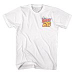 Talladega Nights Ricky Bobby Best There Is Front & Back Print Mens White Short Sleeve T Shirt Graphic Tee, White, Medium