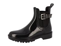 TOM TAILOR Women's 4296601 Rain Boot, Black, 7.5 UK