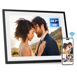 Digital Photo Frame Arktronic 16.7 Inch Large Digital Picture Frame WiFi 32GB, Electronic Picture Frame HD Touch Screen, Motion Sensor, Instantly Share Photos/Videos via App & Email for Wall Gallery