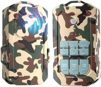Camping Radar Security Alarm, Wireless Perimeter Alarm, Rechargeable Motion Sensor Trip Alarm, 1/2 Mile Range, IP66 Waterproof System for Outdoor Camp Security & Survival Gear Updated (Desert Camo)