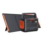 Jackery Explorer 1000 v2+ 200W Solar Panel Portable Power Station(2024 New),1070Wh LiFePO4 Battery,1500W AC/100W USB-C Output, 1 Hr Fast Charge, Solar Generator for Outdoor Camping