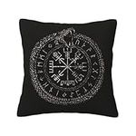 Square Cushion Cover Black Ouroboros Magic Symbol Cushion Case Fashion Throw Pillow Case Soft Pillowcase 45X45Cm For Car Decor Home Decorative Garden