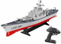 1/390 RC Radio Remote Control Ready to Run RTR 2.4G Military Battleship Warship Cruiser Boat