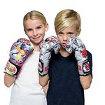 Sanabul Sticker Bomb Kids Boxing Kickboxing Training Gloves (4 OZ, Manga Action)