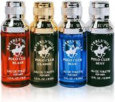 Beverly Hills Polo Club Exclusive Fragrance Collection For Men With 4 Different Fragrances, Blaze, Blue, Classic, and Sexy, 1fl oz Each (Pakaging May Vary)