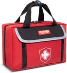 Risen First Aid Trauma Kit Midium Sized for Home, Car, Camping, Hiking,College -218 Piece Set