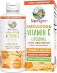 Liposomal Vitamin C by MaryRuth's | Immune Support Supplement | Vitamin C 500mg | Megadose Vitamin C Supplement | Skin Care | Liquid Vitamin C | Vitamin E | Vegan | Non GMO | 30 Servings