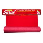 Saral Paper Corp Transfer (Tracing) Paper, Acetate, Red, 12" Roll