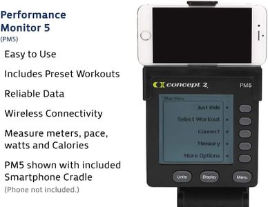 Concept2 BikeErg Exercise Bike with PM5 Monitor – Indoor Cycling
