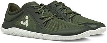 VIVOBAREFOOT Primus Lite III Womens Barefoot Trainers | Build Strength, Balance & Mobility | Lightweight for Training & Running | Wide Fit Grounding Shoes | Vegan | Botanical Green | 36