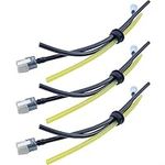 Fuel Gas Tank Grommet Filter Vent Hose Kit for Echo GT-200 SRM-2100 Trimmer Blower, Universal Grass Trimmer Fuel Line, Pack of 3