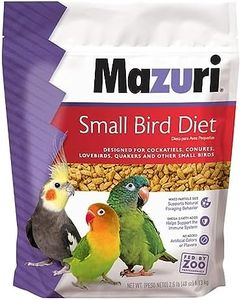 Mazuri | Nutritionally Complete for Small Birds | 2.5 Pound (2.5 lb.) Bag