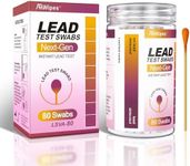 AAwipes Lead Test Kit 80 Swabs Enhanced Lead Testing Formulation at Home Lead Paint Test Kit Testing for Dishes Paint Cups Ceramics Toy and All Surfaces - Quick Results in 30s Lead Detector (80)