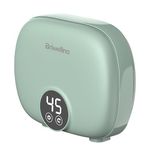 Streamline Electric Water Heater 5.5KW, Tankless Mini Water Heater Point-of use with Digital Display, Under/Above Sink On-Demand Hot Water Heater 220V (Green)