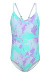 Qterdiz Girls' one-piece swimsuit, children's swimwear swimsuit for girls, Tie dye 43h / girls, 13-14 Years