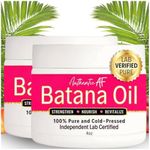 LIV Authentic 100% Raw Batana Oil for Hair Growth (2-Pack) Pure Moisturizing from Honduras, Repairs Split Ends, Strengthens Roots, Aceite De Botana