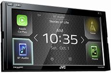 JVC KW-M730BT Double Din Receiver with Apple Car Play and Android Auto, 6.8 Inches