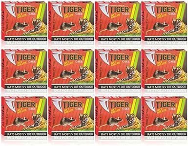MMR Making Marvelous Rat Killer for Home Biscuit (50gm x 12 pcs) mice Rat Killer Rodent Control Pet Safe, Mostly Die Outside