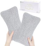 vocheer Small Pillows for Sleeping, 11"x7" Mini Travel Pillow, Tiny Pillows for Neck, Wrist, Lumbar and Knee, Pets Pillow, Cotton, Machine Washable,Light Grey-2PC