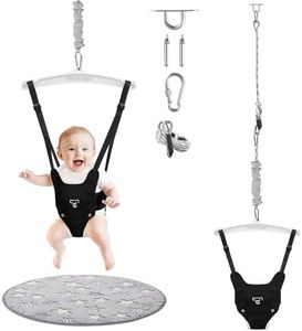 G TALECO GEAR Baby Jumper with a Ceiling Hook for Infant & Toddlers with Adjustable Chain, Bouncers for Indoor/Outdoor, Baby Doorway Jumper with Soft Rug