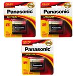 3x Panasonic CR-P2 6V Photo Lith Battery Replace CRP2, CRP2P, CRP2S, CR-P2, CR-P2S, DL223A, DLCRP2, EL223AP, K223LA, K223LA-1, PC223, PC223A