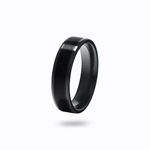 CNICK Smart Payment Ring - Contactless NFC Payment with Tokenization, Fashionable Design, VISA and MasterCard Compatible, Tesla Key Ring for Model 3/Y/S/X/CT (Black, 10)