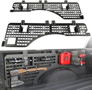 Trumgeta Side Bed MOLLE Panel Fit for 5.5 Feet Ford F150 2015-2020 & 2021-2025 Truck Storage Organizer System