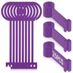 25 Pcs Clay Pigeon Holders Purple Clay Pigeon Hooks for Clay Target, Versatile Clay Pigeons Hanging Clay Pigeon Target Holder Hangers Kits for Shooting Practice Various Hanging Methods Accessories