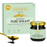 Namhya - Sexual Wellness (Shilajit Resin) - 20g (40 Servings) - Boosts Stamina, Testosterone, Energy, Strength - Pure Shilajit - Natural, No Preservatives - Balances Vata & Kapha, Supports Vitality