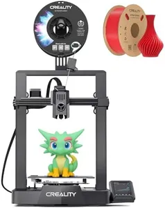 Creality Ender 3 V3 KE 3D Printer, 500mm/s Max Speed 3D Printers Bundle with Creality High-Speed PLA Filament Red