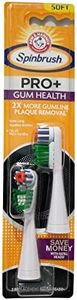 Arm & Hammer Spinbrush Pro+ Gum Health Lot de 2 têtes de brosse de rechange souples