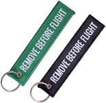 BoAn Keychains,Key Tag,keychain for Motorcycles, Scooters, Cars and Bike, Double Sided Embroidery keychain-2PCS(Style C)…