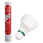 TENGAOSI Duck Feather Badminton Shuttlecocks with Great Stability and Durability, with Speed 77Badminton Birdies for Outdoor and Indoor, Shuttlecock Feather (One-77 Speed-CA)