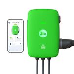 JioEV Aries 7.4kW Pro(2026) AC Charger| Type 2 Plug with 5m Cable| Adjustable Current, Offline Mode, Auto Resume Post Power Cut| 4G (SIM not incl Inbox),Wi-Fi & LAN, RFID| IP65 & IK10| ARAI Pre-Comp