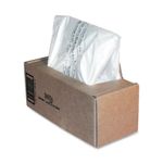 Fellowes Powershred Waste Bags for 125, 225, 350, & 550 Series Shredders (36054), Clear, 14-20 Gallon