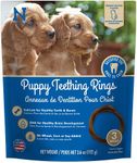 N-Bone Puppy Teething Rings Peanut Butter Flavor Dog Treat, 3 Count Bag, 3.6-oz