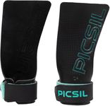 PicSil Falcon Grips, Cross Training Carbon Hand Grips, Extra Padding for Extra Protection and Comfort, for Gym, Boxing, Weightlifting, Prevents Blisters and Tears No Holes, G+(L/XL)