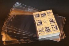 10X CLEAR PLASTIC PAPERBACK BOOK COVERS 234MM