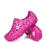 Asifn Water Shoes Women Men Sandals Beach Shoes Casual Beach Mesh Outdoor Sport Massage Pink(5.5 US Men/6.5 US Women,9.06in Heel to Toe