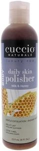 Cuccio Naturale Daily Skin Body Polisher - Soothes And Softens - Gentle Exfoliation Process - Lifts Dead Cells From Surface - Smooth And Radiant Results - Milk And Honey - 237 ML Scrub