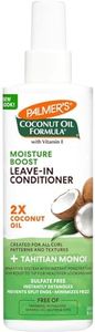 Palmer’s Coconut Oil Leave-in Conditioner Spray for Moisture Boost &Minimized Frizz, Free of Sulfates, Parabens, Phthalates, Mineral Oil & Gluten - 250ml