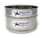 Steelify Stainless Steel Cooker Separator Suitable for Various Size Pressure Cookers - Lifter Not Included (3 Litre Inner Lid (Hawkins))