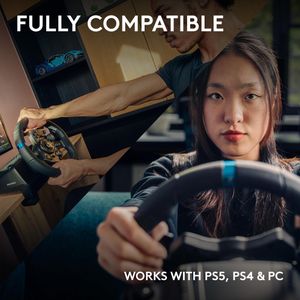 Logitech G923 Racing Wheel – Black