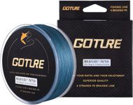 Goture Braid Fishing Line, Freshwater Saltwater Line, Braided Line,80LB, 547Yds, 0.50MM, Dark Grey