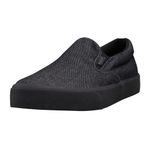 Lugz Men's Clipper Classic Slip-on Canvas Sneaker, Black Denim, 10 UK