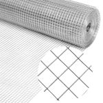 Hardware Cloth, Metal Wire Mesh Roll Galvanized Wire Chicken Coop Welded Wire Mesh Fence for Poultry Netting Garden Protection,15.7in x 32.8ft