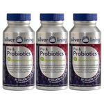 Silver Lining Pre & Probiotics + Digestive Enzymes | 50 Billion CFU | Bloat, Digestion & Immune Support | Shelf Stable Formula | 360 Count (Pack of 3)