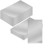 Therwen 5 x 7 Inch Flashing Aluminum Flashing Sheet Metal Roof Flashings for Shed Weatherproofing Areas of Roof Around Chimneys or Skylights(80 Pcs)