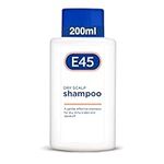 E45 Dermatological Dry Scalp Shampoo 200 ml - E45 Shampoo for Dry Scalp Relief – Dry Scalp Shampoo with Pro Vitamin B5 to Hydrate Hair – for Clean and Shiny Hair - Anti Dandruff Shampoo – Perfume Free