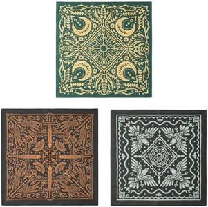 GT BANDANA 22"x22" Multi-Purpose 100% Cotton Bandana Set (3-Pack)